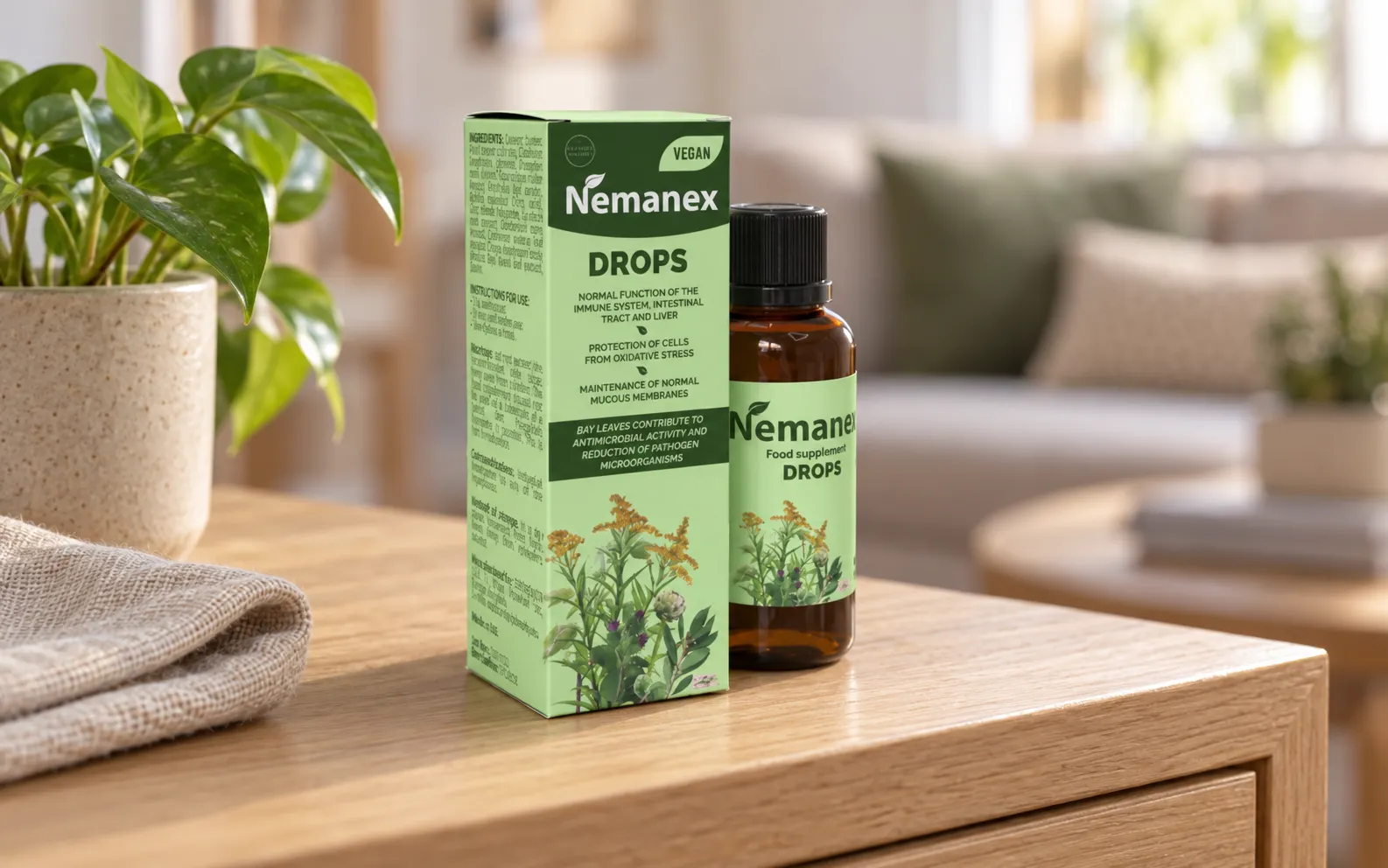 Nemanex Cystitis — le produit au quotidien